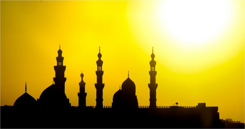 siluet masjid