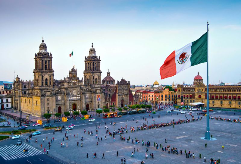 metropolitan-cathedral-zocalo-mexico-city negara paling luas di dunia