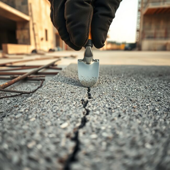 cara perbaikan beton retak
