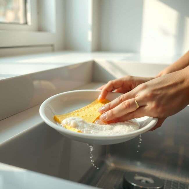 cuci piring manual